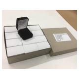 12 New Black Velvet Earring Cases