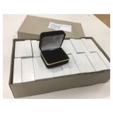 12 New Black Velvet Ring Cases