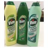 3 New Vim Cream Cleaners 500ml/ea