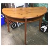 1/2 Round Side Table 39x20x30"
