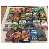 23 Clive Cussler Hardcover Books