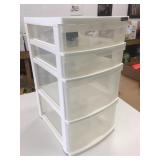 Gracious Living 4 Drawer Storage System w/Wheels