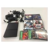 Sony PS2 System, 3 Controllers & 7 Games