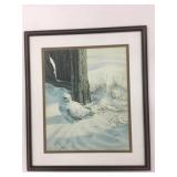Snowy Owl Framed Print 19x21"