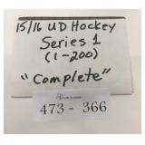 2015/16 Upper Deck Series 1 Hockey Complete 1-200