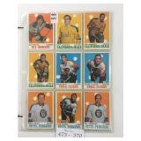 1970/71 OPC Hockey Card Singles