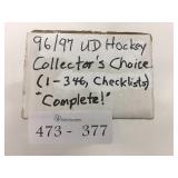 1996/97 Upper Deck Hockey Complete Base Set 1-346