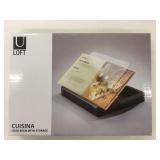 New Ciusina Loft Cook Book Stand w/Storage