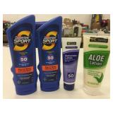 Coppertone Sunscreen & Aloe Lotion