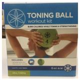 New Gaiam Toning Ball Workout Kit