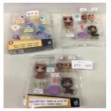 3 Littlest Pet Shop Sets - Damaged Packs