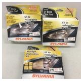 3 Sylvania Headlight Restoration Kits