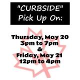 IMPORTANT! CURBSIDE Pick up days/times: