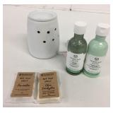 Scentsy Warmer, Soy Wax Melt & The Body Shop Aloe