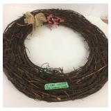 3ft Fall Wreath w/Working Lights