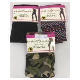 3 New Bobbie Brooks Super Soft Size M Leggings
