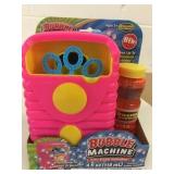 New Bubble Machine & Solution - Pink