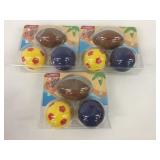 3 Packs Vinyl Mini Sport Balls
