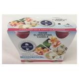 2 New Fresh Odor Eliminating Candles 158g/ea