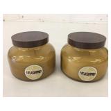 2 TureLiving Vanilla Chai Candles