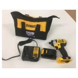 Dewalt 20v 1/4" Impact Cordless Driver *Lightly