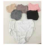 6 Pairs New/No Pkg Hanes Size 7 Briefs
