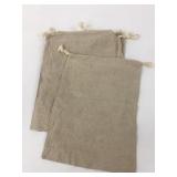5 New 14x11 Cotton Drawstring Bags