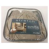 Sure Fit Stretch Wing Chair Cover ~ Taupe