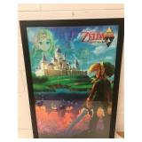 24" x 36" Legend of Zelda Framed Poster