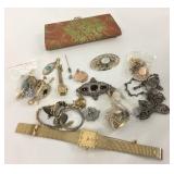 Vintage Jewelry & Glasses ~ Signed +