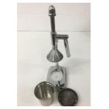 Stainless Steel Manual Juicer