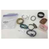 Lot of Costume Jewelry Bracelets