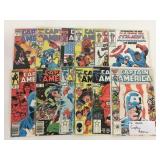 12 Marvel Captain America Comics