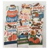 6 New Perfect Harvest 14x24" Kitchen Towels