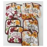 8 New Perfect Harvest Oven Mitts & Pot Holders