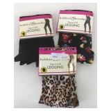 3 New Bobbie Brooks Super Soft Size M Leggings