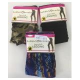 3 New Bobbie Brooks Super Soft Size M Leggings