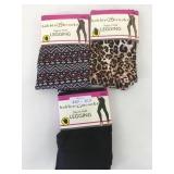 3 New Bobbie Brooks Super Soft Size 2XL Leggings