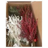 New Box of Christmas Artificial Floral
