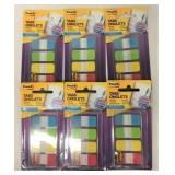 6 New 50-Pks Post-It Tabs