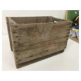 Cynar Antique Wooden Crate 17.5"x12"