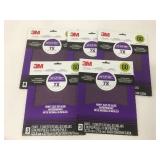 5 Packs 3M 60 Grit Sandpaper 3 Sheets/Pack