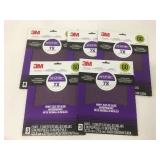 5 Packs 3M 60 Grit Sandpaper 3 Sheets/Pack