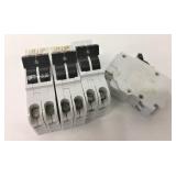 4 Stab-Loc Electrical Breakers ~ Various Amps