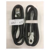2 New 4 AWG Battery Cable Cables