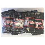 12 New Pairs Black Size 4-10 Socks
