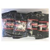 12 New Pairs Black Size 4-10 Socks
