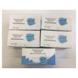 Bulk Lot of 5 New Boxes Disposable Masks