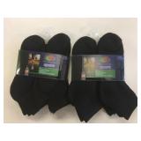 12 New Pairs FOTL Sport Ladies Ankle Socks 4-10