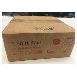Box of 1000 White T-Shirt Bags